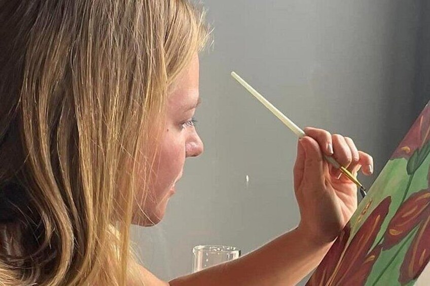 Hawaiian Style Paint Party at Koʻolau Distillery, Paint & Sip 1