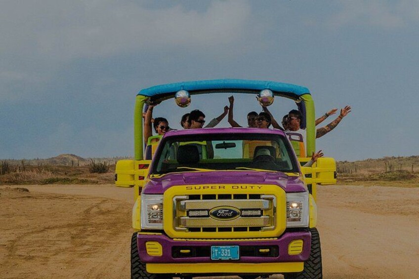 Aruba Natural Pool Jeep Adventure – Natural Bridge & Casibari 1