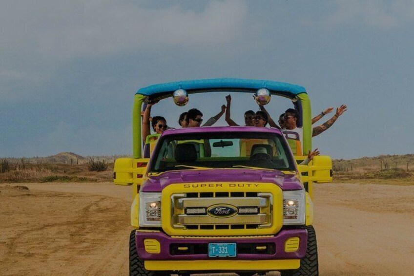 Aruba Natural Pool Jeep Adventure – Natural Bridge & Casibari 1
