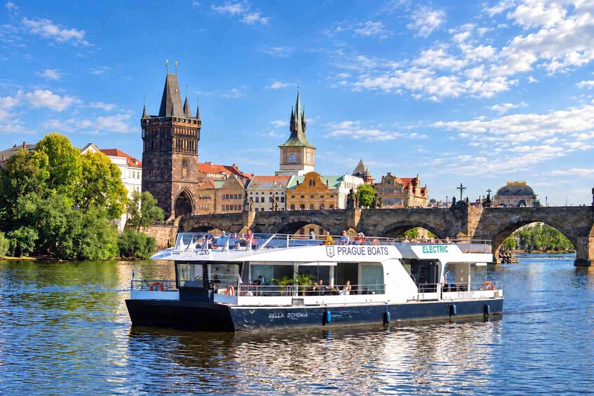 Prague 50-Minute Sightseeing Cruise on an Electric Catamaran 1