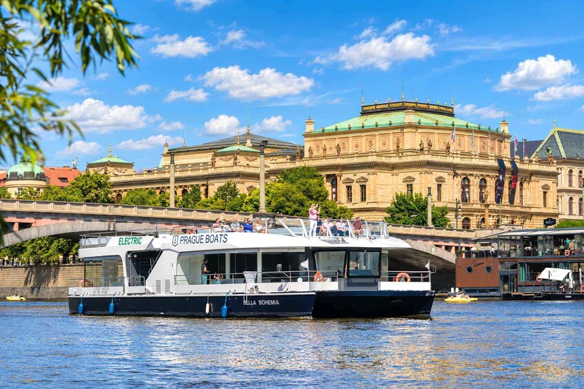 Picture 2 for Activity Prague 50-Minute Sightseeing Cruise on an Electric Catamaran 2