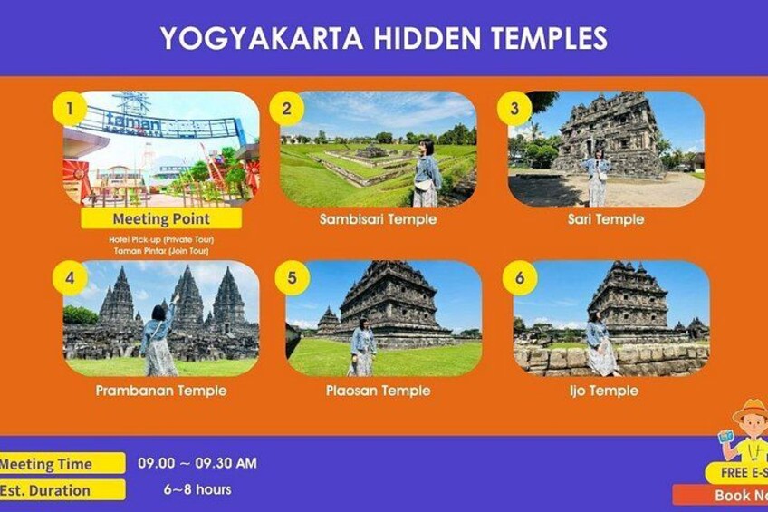 Guía de viaje para Yogyakarta: templos ocultos, punto de encuentro, imágenes de templos y detalles del recorrido. 2