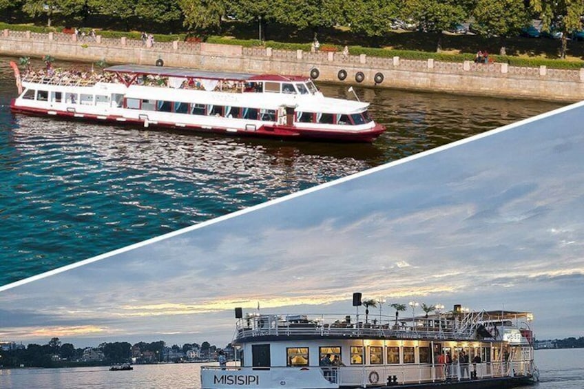 Riga panorama trip - River boats "VECRĪGA" and "MISISIPI" 1