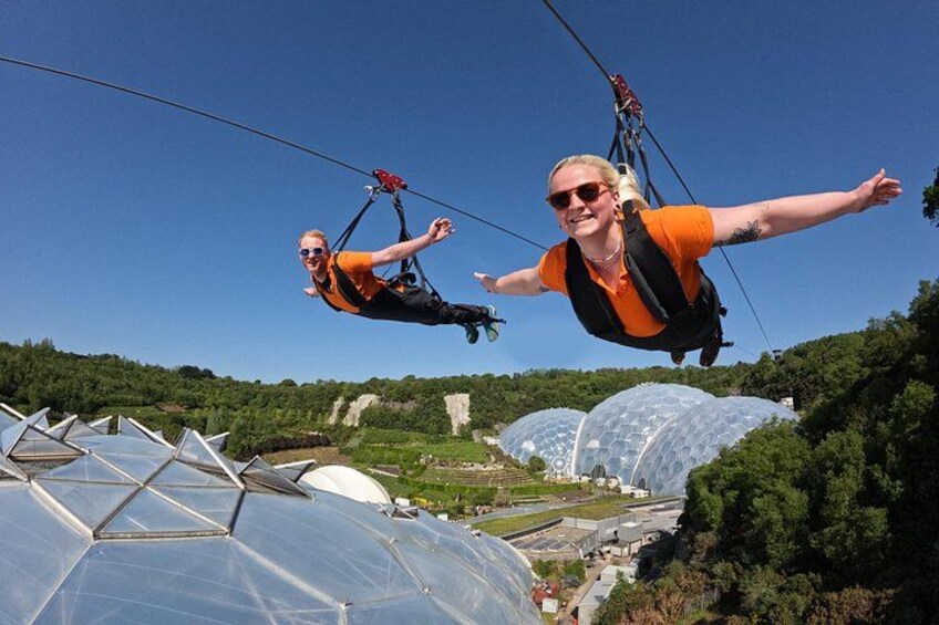 England’s Fastest Zipline at the Eden Project 2