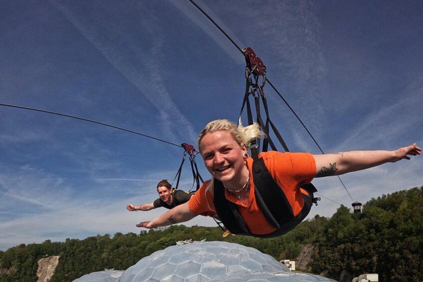 England’s Fastest Zipline at the Eden Project 2