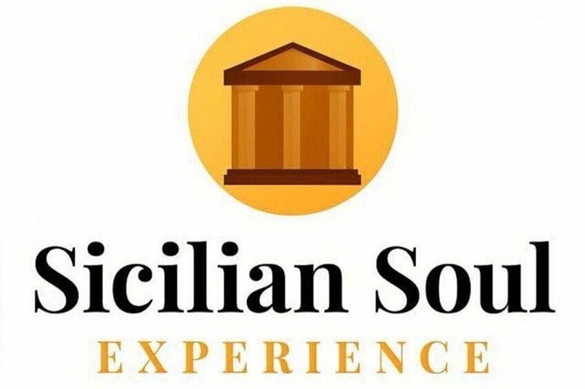 A logo with a classical building and the text 'Sicilian Soul EXPERIENCE'. 2