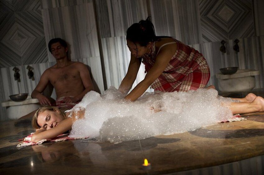 Side Turkish Bath with Massage, Sauna and Free Hotel Transfer 5