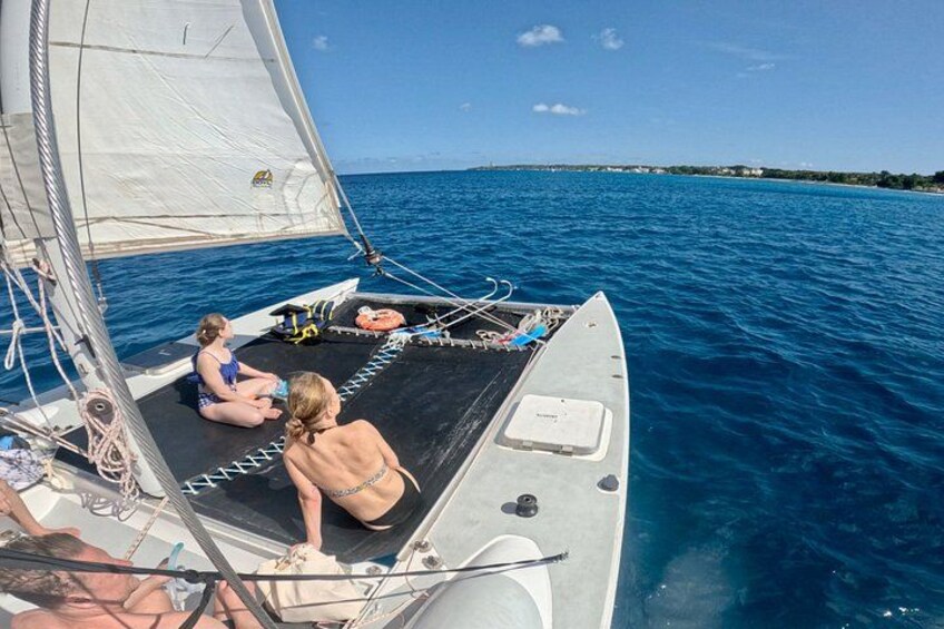 Private catamaran sail & snorkel cruise 5