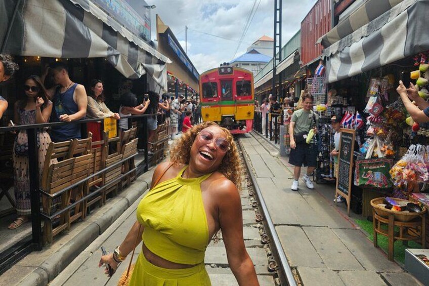 Railway and Floating Market Private Premium Experience 1