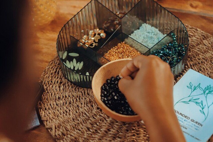 Intention setting and beads selecting 2