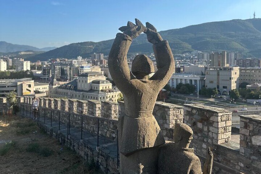 Taking a stroll through the fortress overlooking the capital city 3