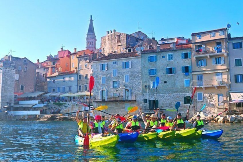 Rovinj amazing kayak tour-free drink &snorkeling &jumps &photos 4
