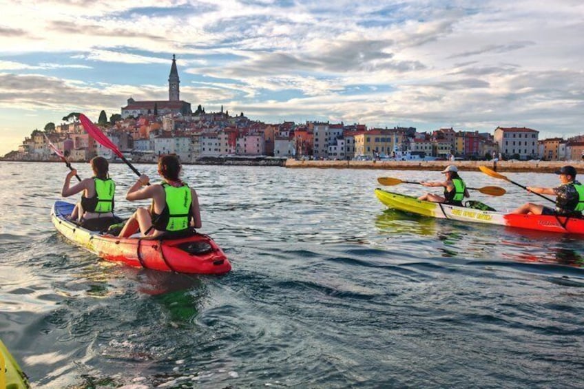 Rovinj amazing kayak tour-free drink &snorkeling &jumps &photos 2