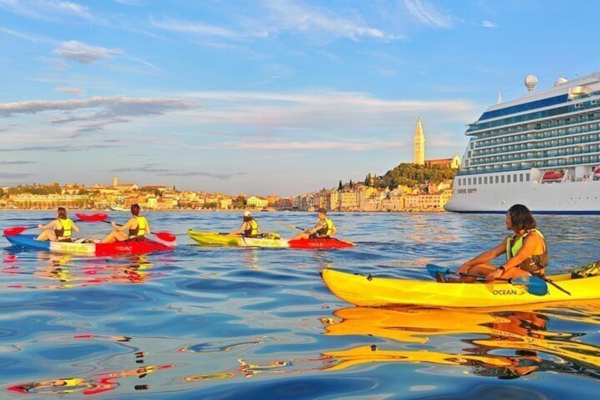 Rovinj amazing kayak tour-free drink &snorkeling &jumps &photos 5