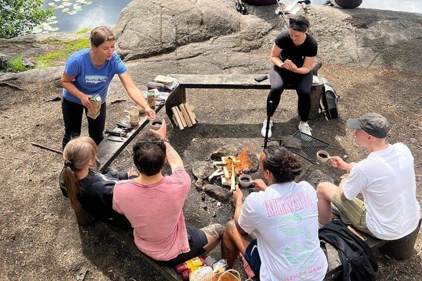 Enchanting Afternoon in Nuuksio National Park with Campfire snack 5