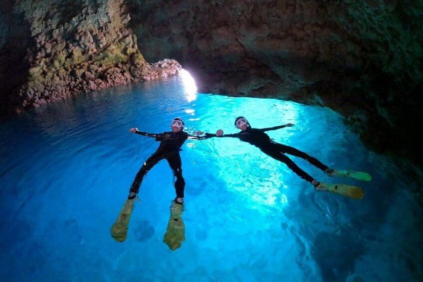 Blue Cave & Tropical Fish Private Snorkeling !Free Photo Gift 3