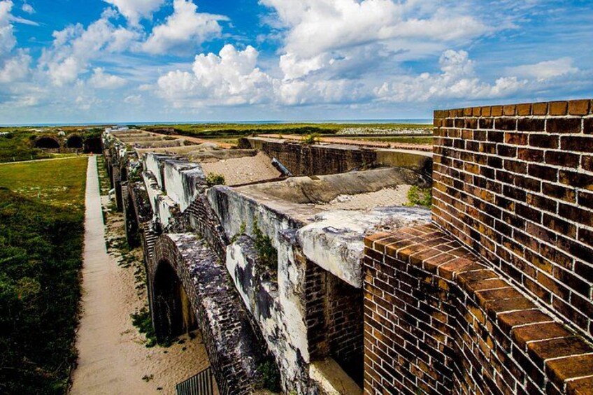 Top walls overlooking the Gulf 2