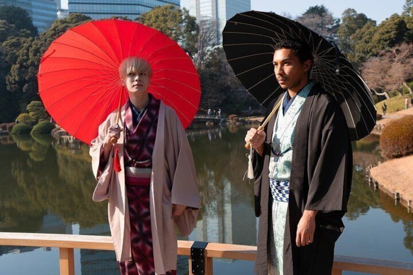 Tokyo: Kimono Rental inside Shinjuku Gyoen National Garden 2