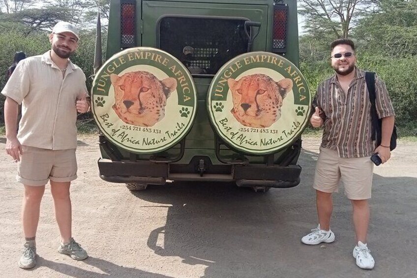 Mid- break on a game drive 3