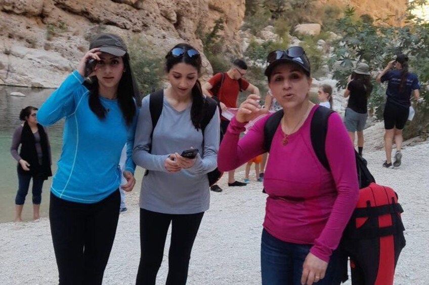 Sharing Tours to Wadi Shab with Sinkhole and Fins Beach 5