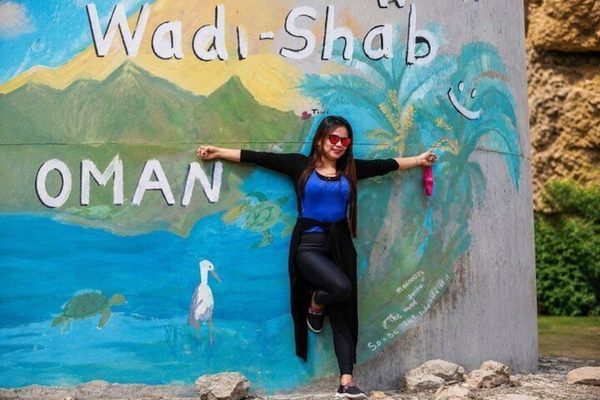 Sharing Tours to Wadi Shab with Sinkhole and Fins Beach 1