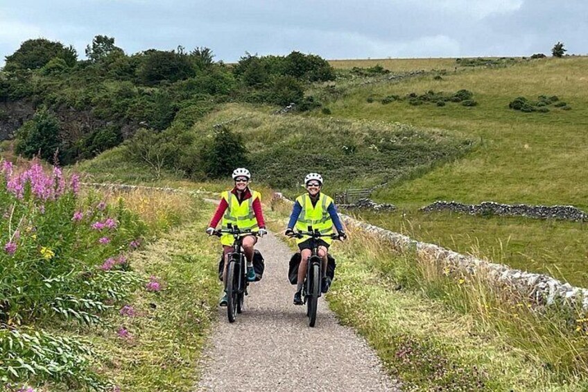 Ride down traffic free trails 4