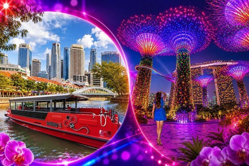 Singapore River Cruise with Spectra & Garden Rhapsody Light Show 1