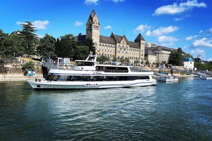 By boat to the brewery from to Koblenz 3