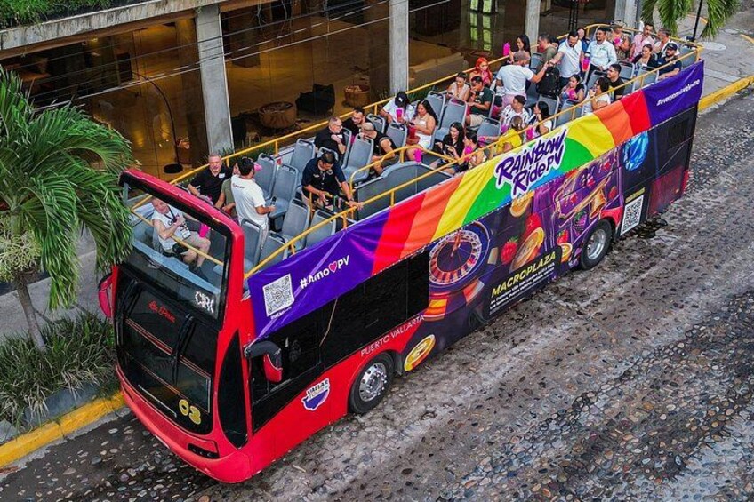 RAINBOW RIDE PV - LGBTQ+ City Party Bus / Bus de fiesta LGBTQ+ 1