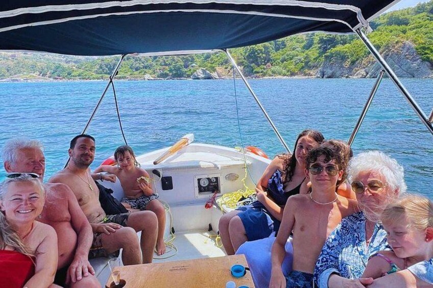 Sunset on the sea: Admire the breathtaking views of the Cilento coastline at twilight. 5