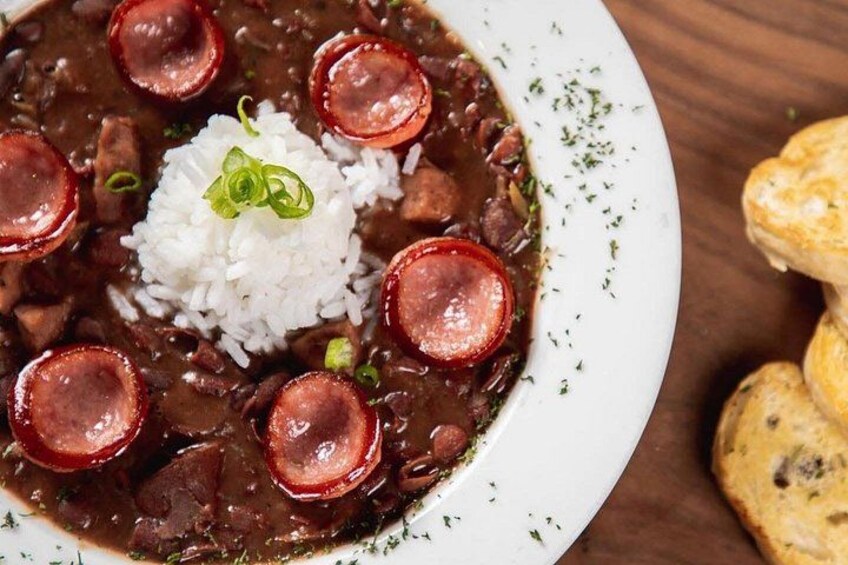 Red beans & rice recipe from a 100 year old New Orleans Creole family cookbook. 1
