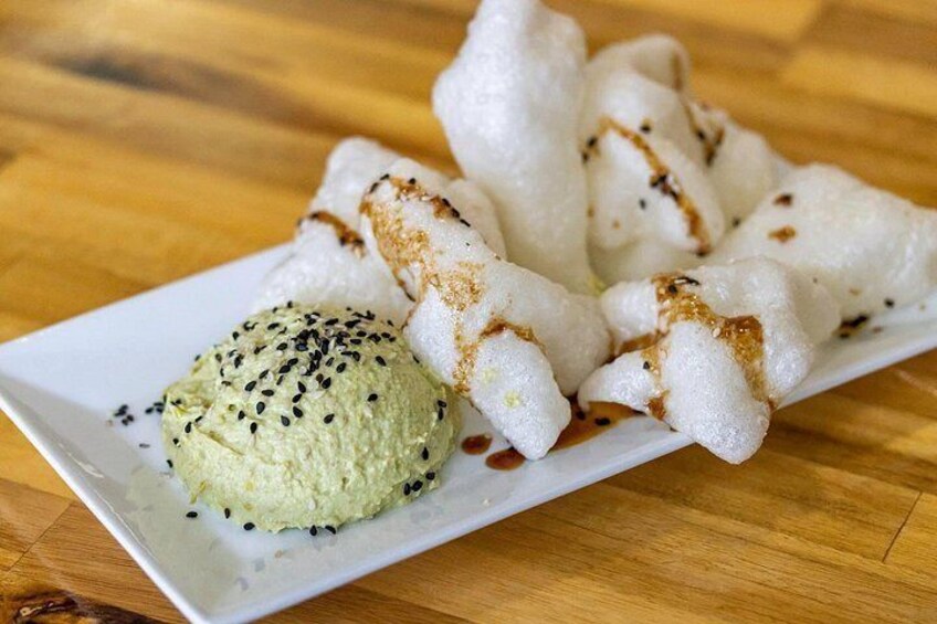 Edemame hummus from 86 Forks Bar + Table 2