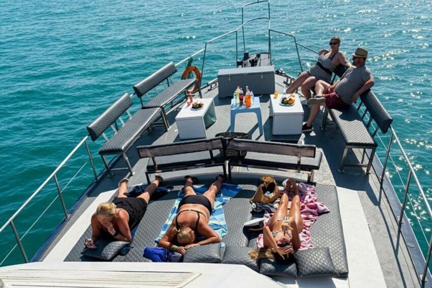 Agadir Yacht Cruise with Swimming Fishing and Lunch on Sitatunga 4