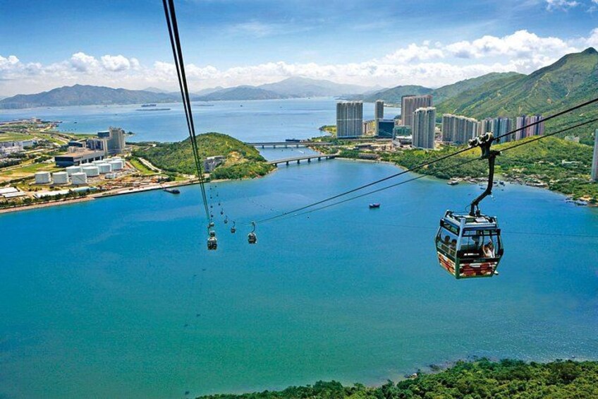 Ngong Ping Cable Car on Lantau Island 2