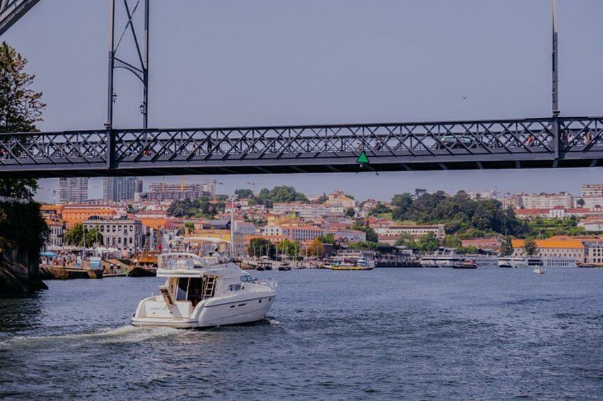Porto: Luxury Yacht Cruise with wine, snacks & 7 bridges 2