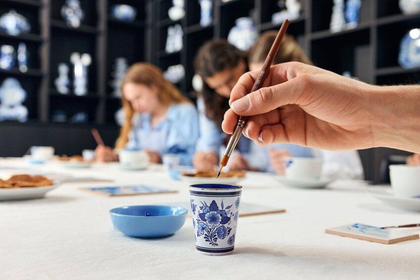 Amsterdam Traditional Dutch Blue Tile Painting Workshop 3