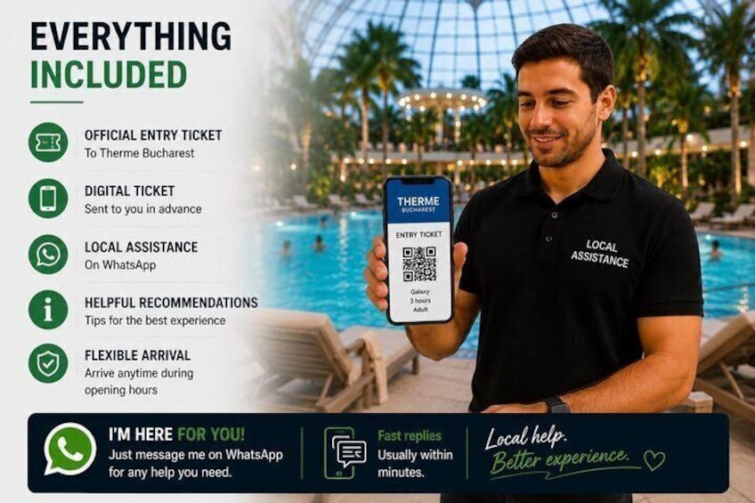 Therme Bucharest Entry Ticket with Local Assistance 4