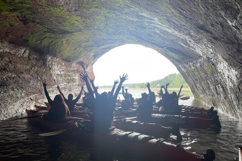 Kayak the Bay of Fundy Sea Caves 2