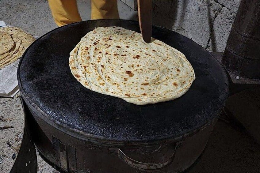 Village-style gözleme made by locals 2