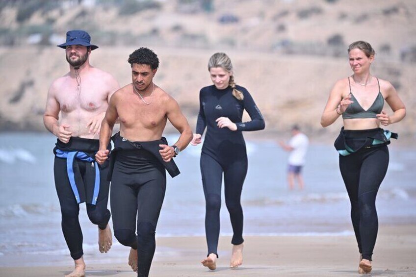 Surf Activity in Panorama Beach Taghazout Morocco 4