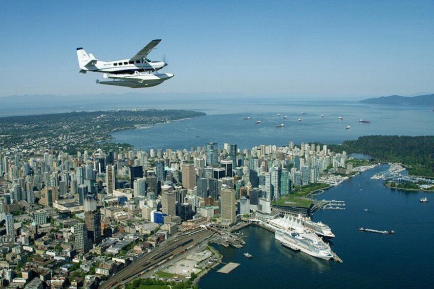 Soar above Vancouver’s iconic skyline with Seair Seaplanes, a view like no other. 2