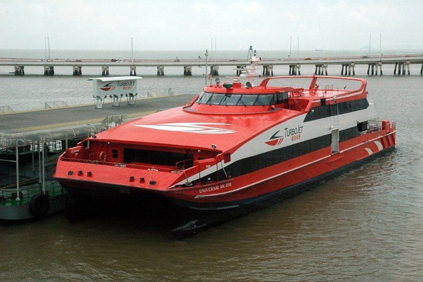TurboJet transfer from Macau to Hong Kong 2