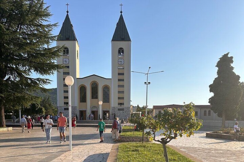 Day in Međugorje : St James & Apparition Mountain 1