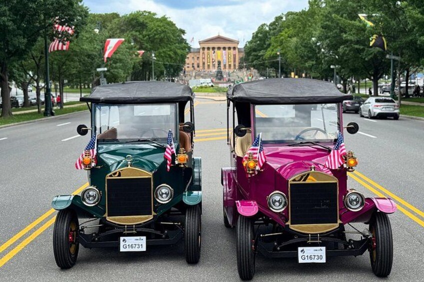 Explore Philadelphia via Vintage Car or Electric cart 1