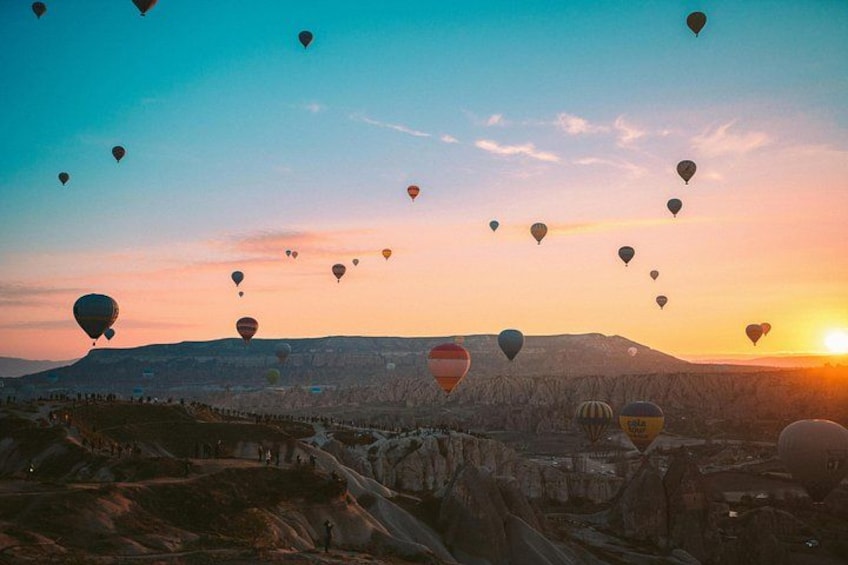 Hot Air Balloons Launching at Dawn 3