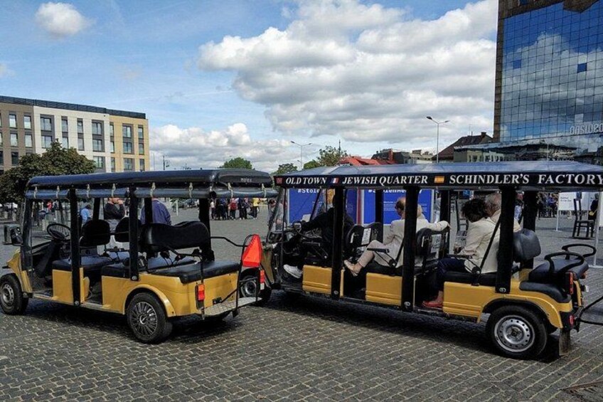 Krakow Jewish Quarter and Ghetto Tour by Electric Golf Cart 1