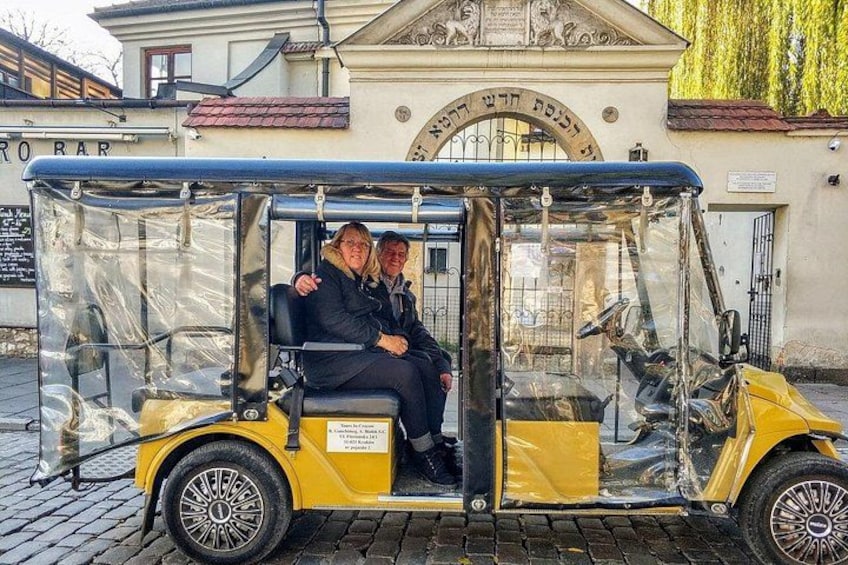 Krakow Jewish Quarter and Ghetto Tour by Electric Golf Cart 3