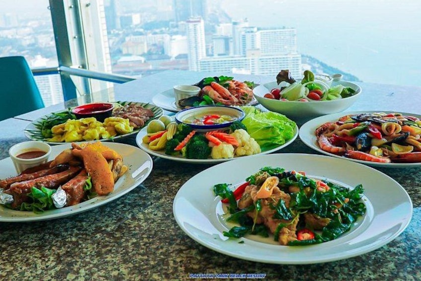 Pattaya Park Tower Amusement Park Ticket and Revolving Restaurant 2