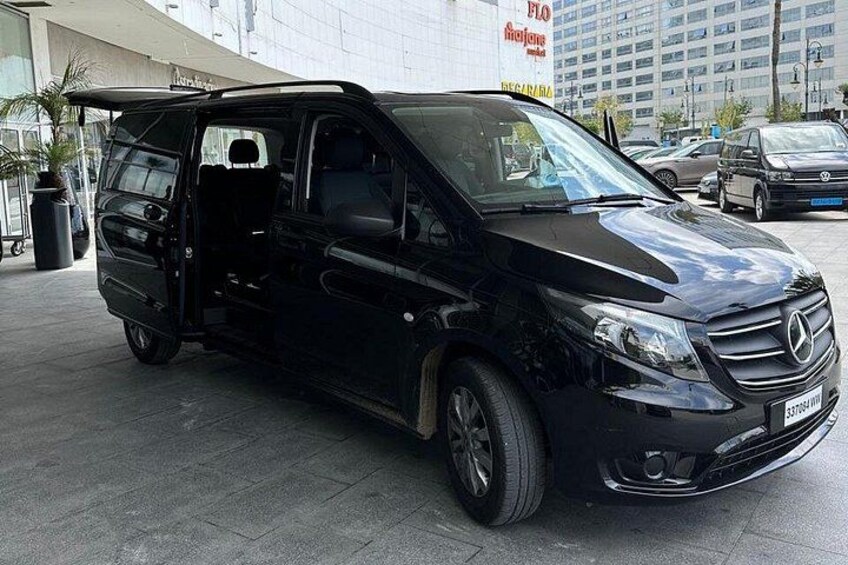 Luxury private vehicle ready for your cross-continental adventure from Spain to Morocco. 2