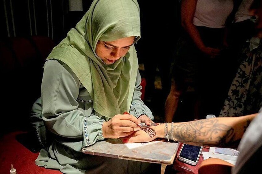 A person getting a manicure. 4